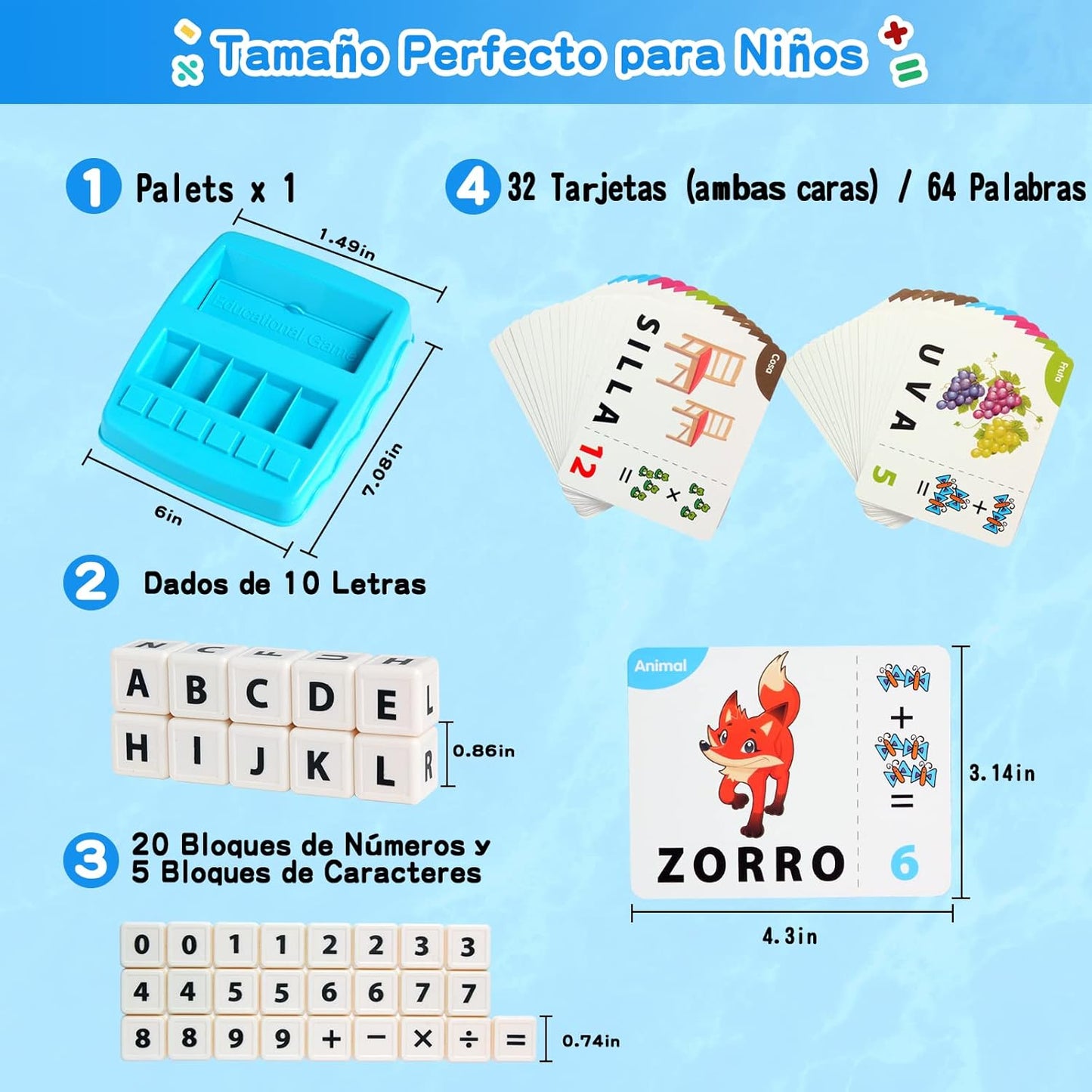 BrightMind Starter – Juego Educativo 2 en 1 de Letras y Números