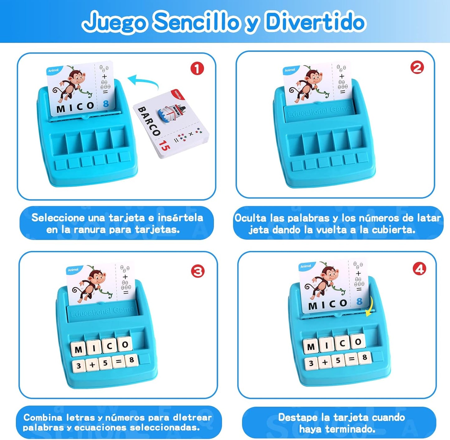 BrightMind Starter – Juego Educativo 2 en 1 de Letras y Números