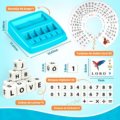 BrightMind Starter – Juego Educativo 2 en 1 de Letras y Números