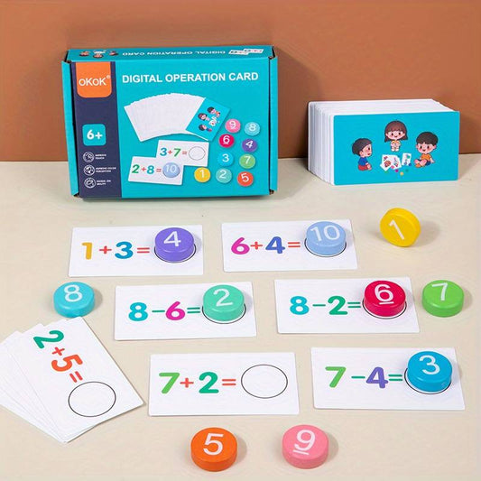 Juguetes Montessori de Iluminación Matemática Intelectual para Niños