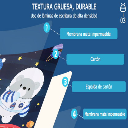 Aprende y Juega: El Cuaderno Mágico Reutilizable